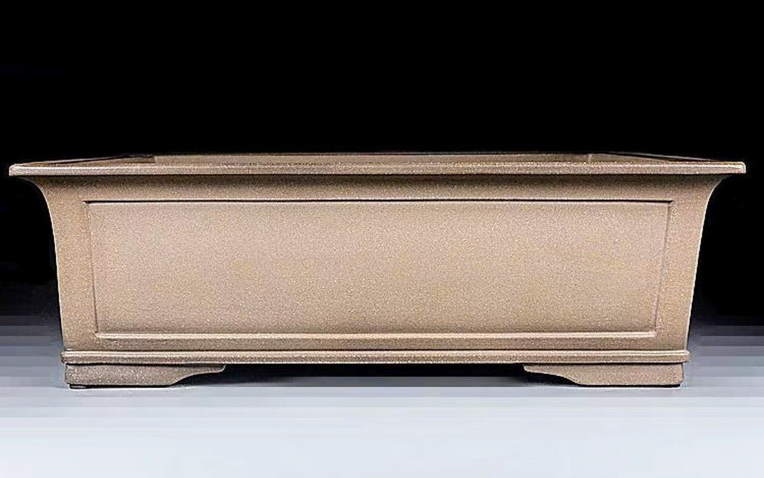 Quality rectangular bonsai pot - 49cm
