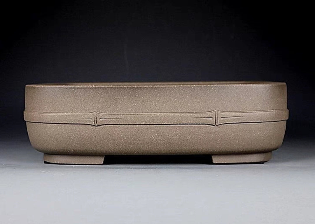 Quality rectangular bonsai pot - 33cm