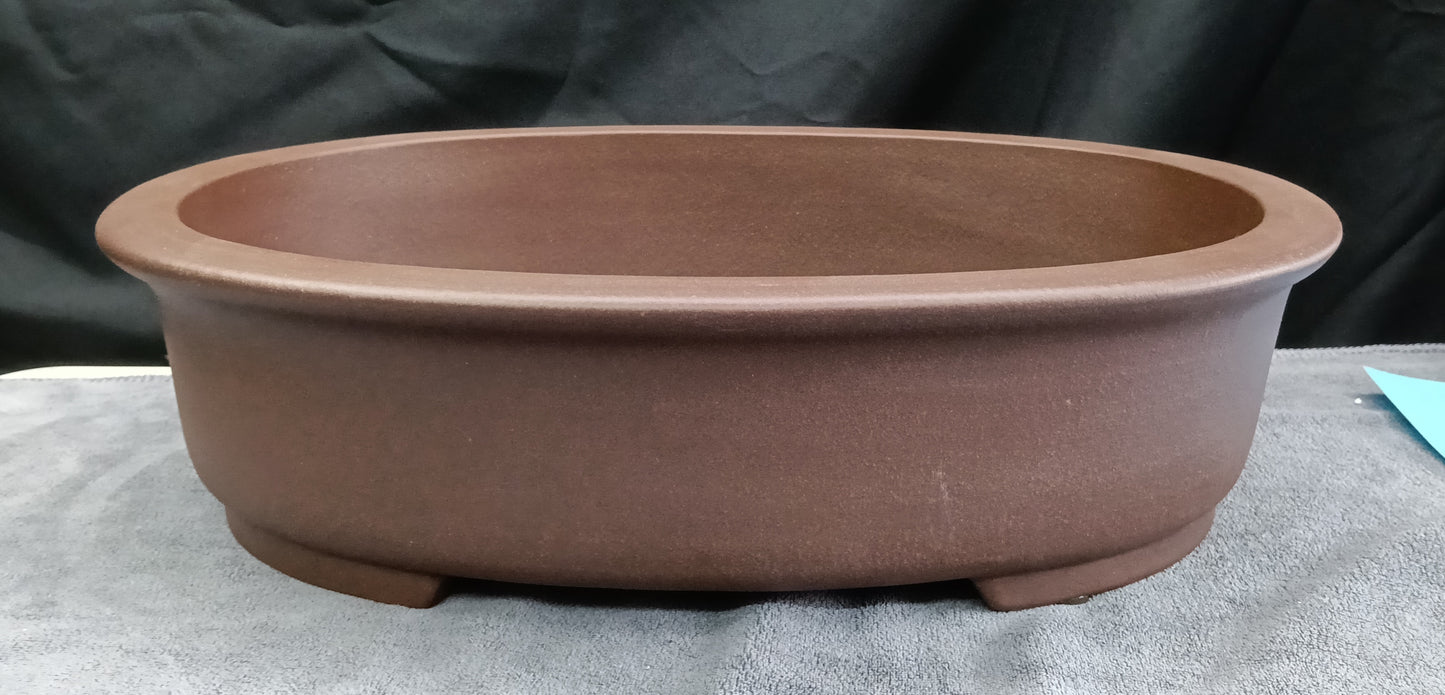 Quality oval bonsai pot - 41cm