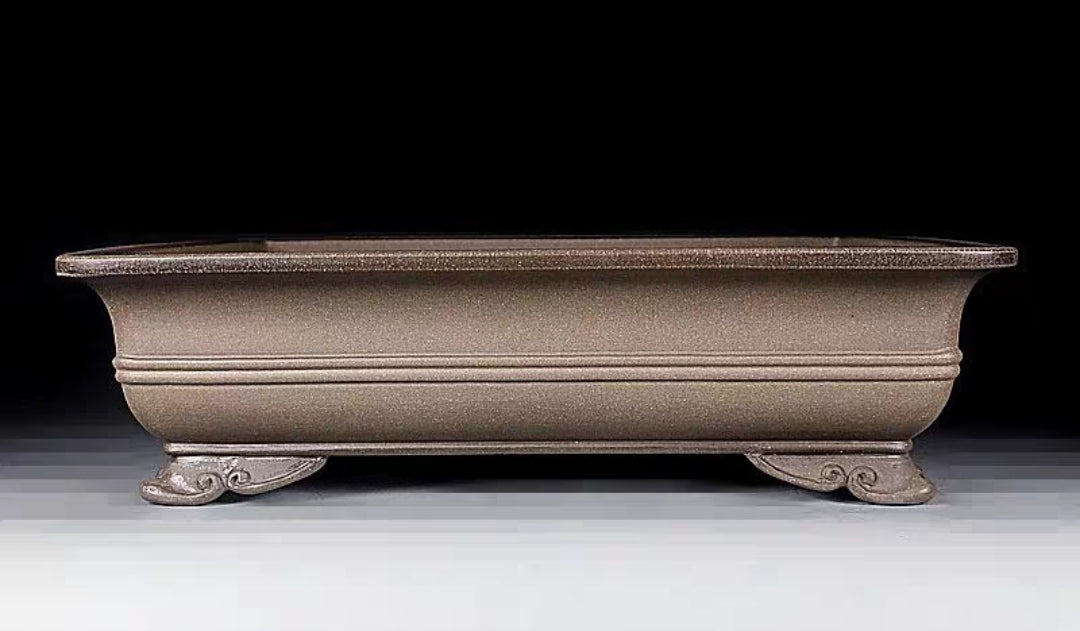 Quality rectangular bonsai pot - 45cm