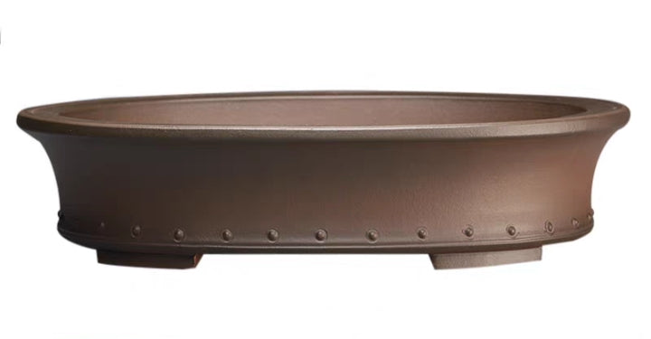 Quality oval bonsai pot - 33cm