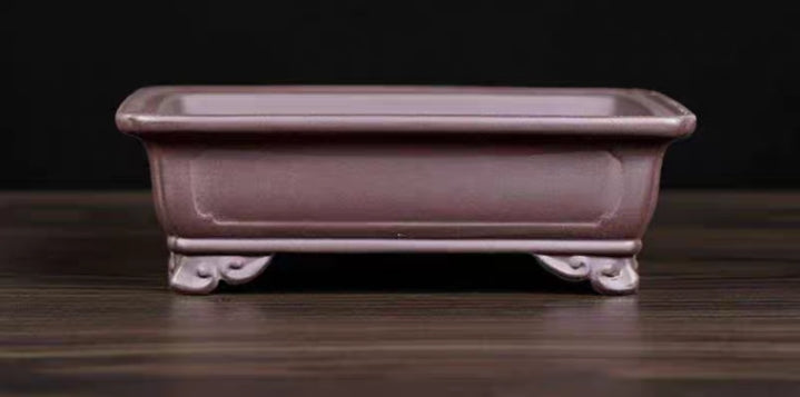 Beautiful rectangular bonsai pot - 24cm