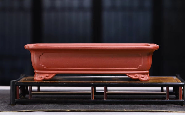 Beautiful rectangular bonsai pot - 28cm