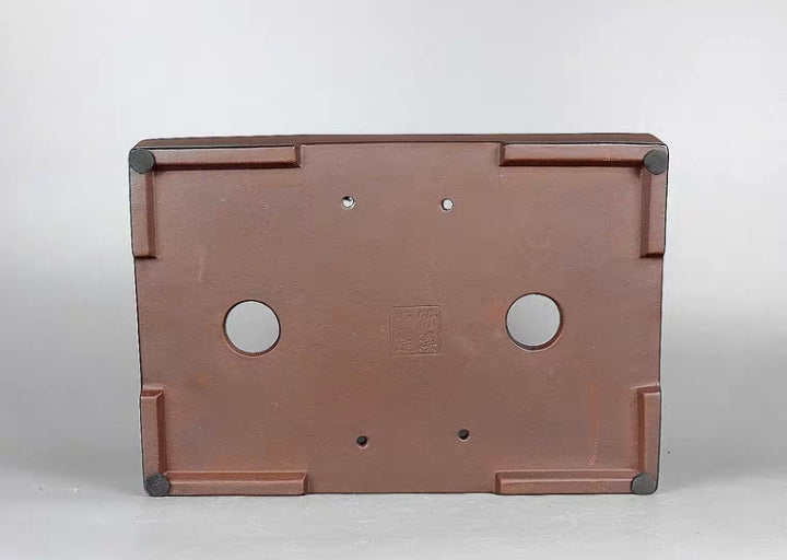 Quality rectangular bonsai pot - 34cm