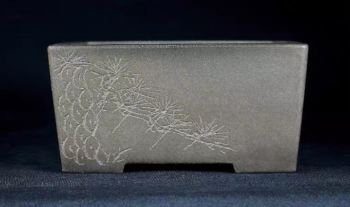Quality rectangular bonsai pot - 20cm