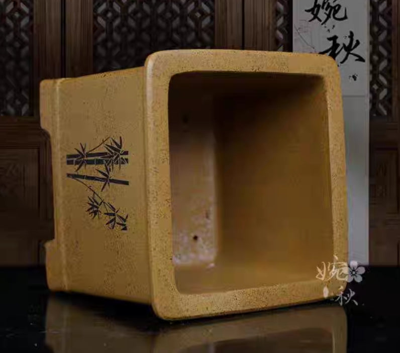 Quality cascade / semi-cascade bonsai pot - 25cm