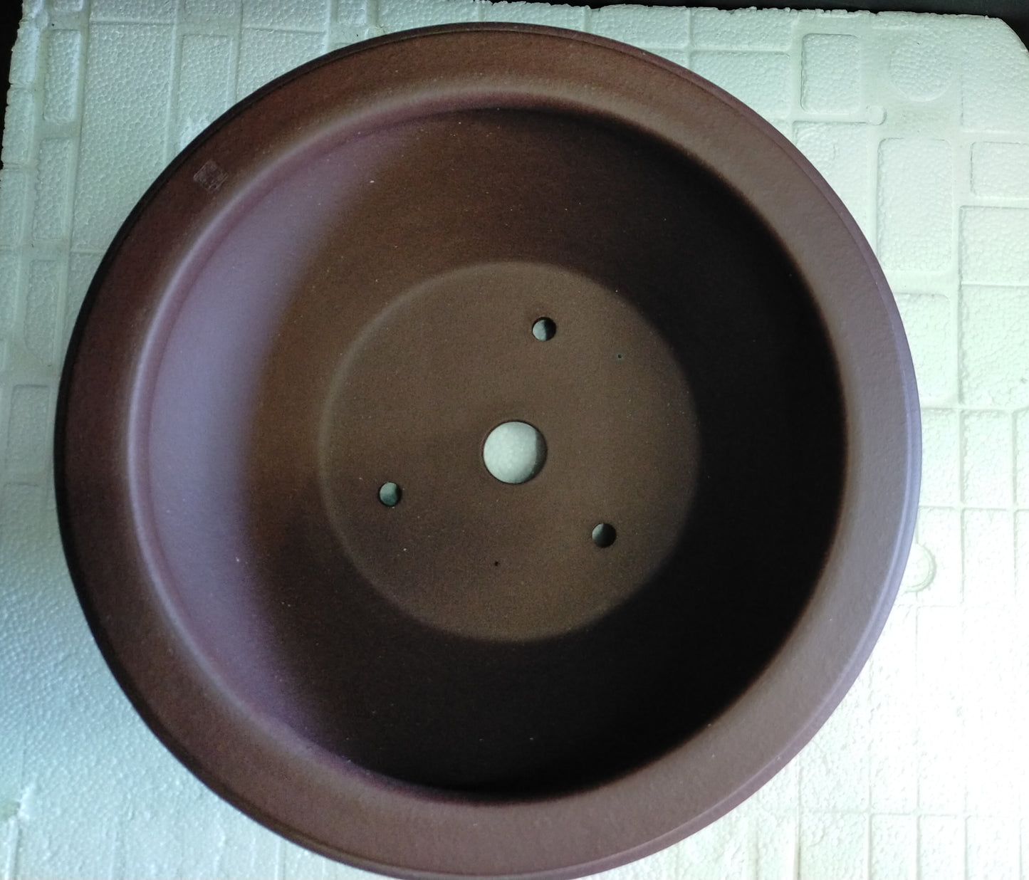 Beautiful round / semi-cascade bonsai pot - 31cm