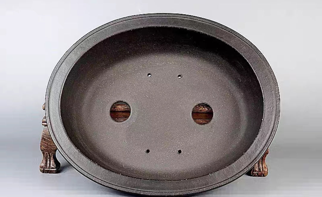 Quality oval bonsai pot - 28cm