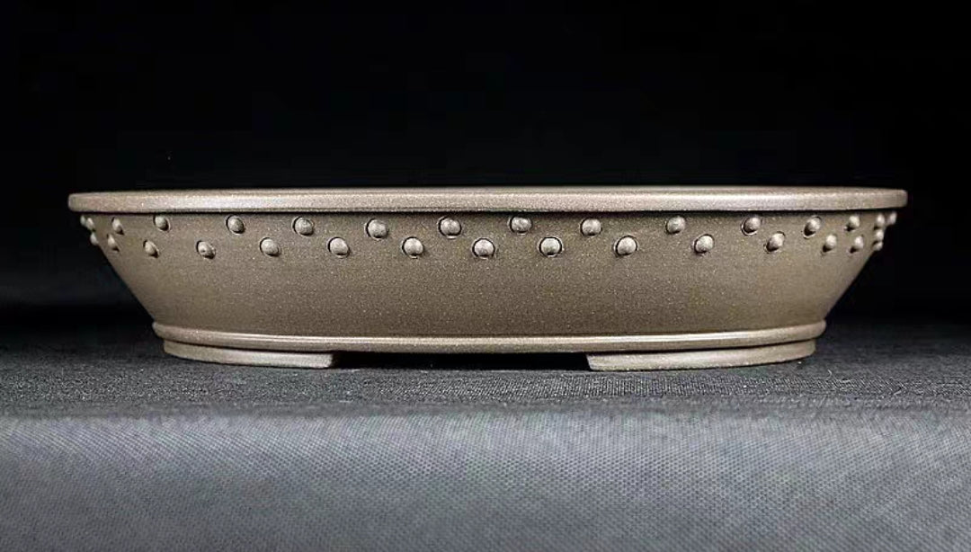 Quality oval bonsai pot - 31cm