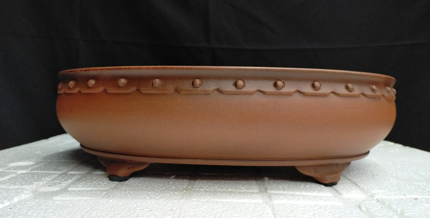 Quality oval bonsai pot - 33cm