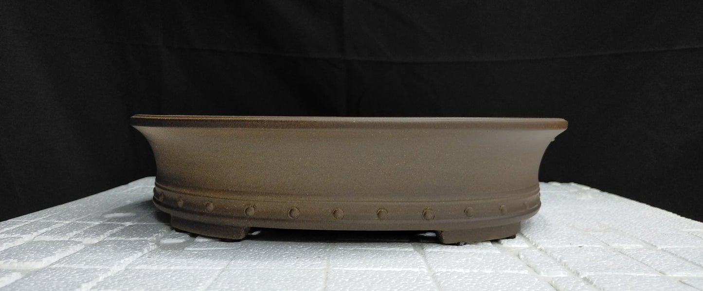 Quality oval bonsai pot - 33cm