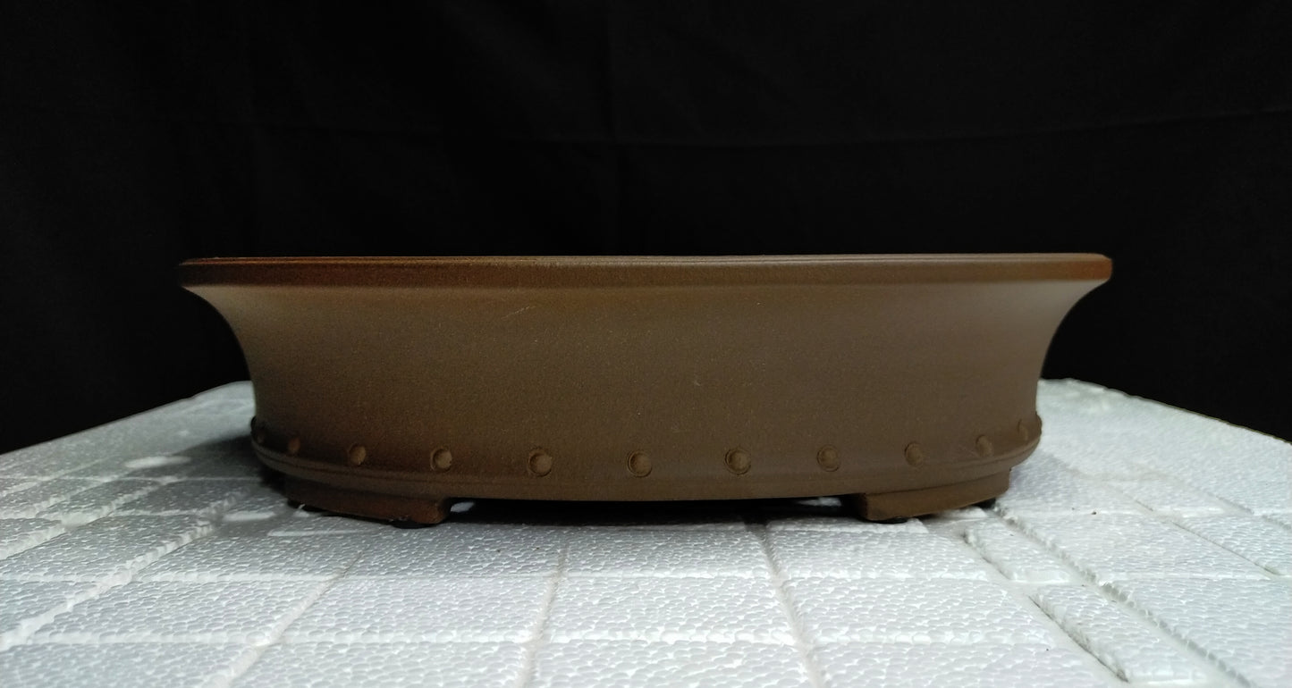 Quality oval bonsai pot - 33cm