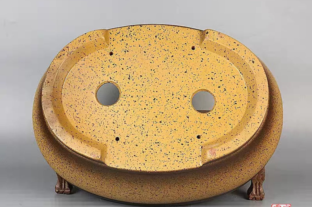 Quality oval bonsai pot - 34 cm
