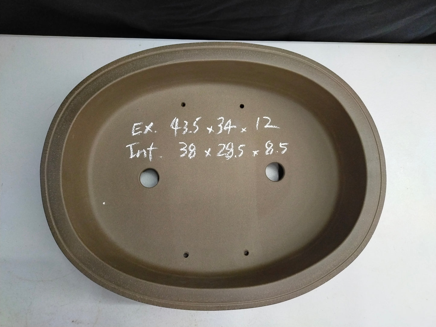 Quality oval bonsai pot - 43cm