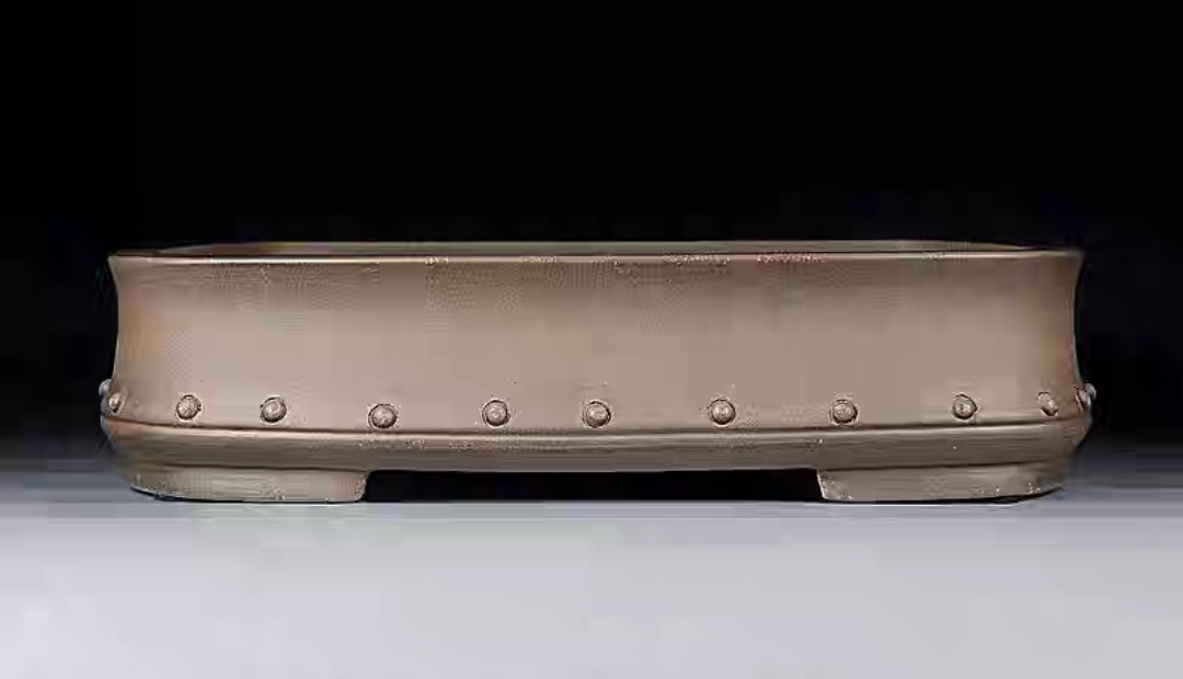 Quality rectangular bonsai pot - 33cm