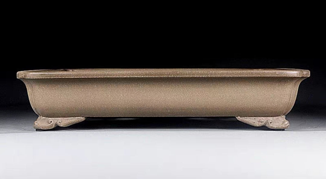 Quality rectangular bonsai pot - 33cm