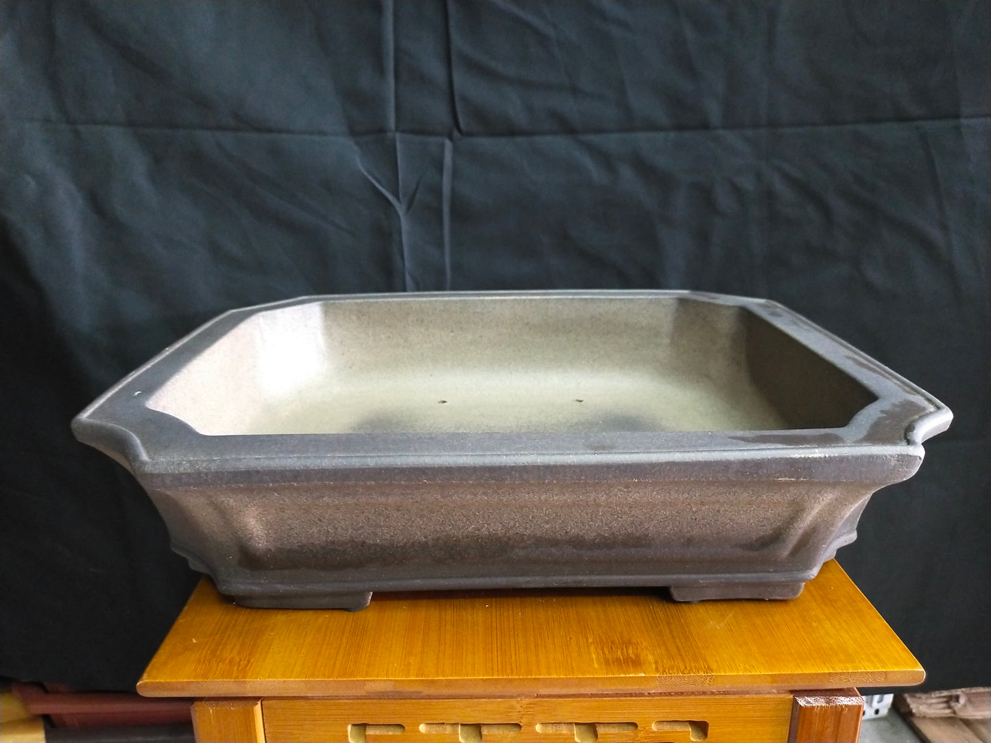 Quality rectangular bonsai pot - 38cm