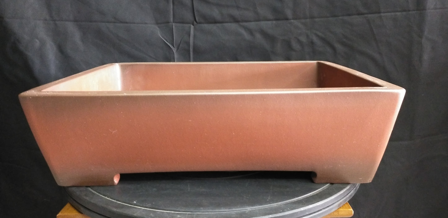 Quality rectangular bonsai pot - 39cm