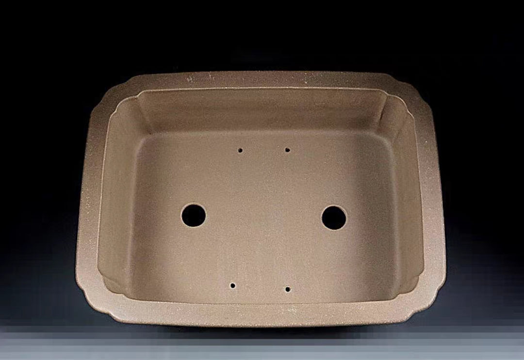 Quality rectangular bonsai pot - 48.5cm