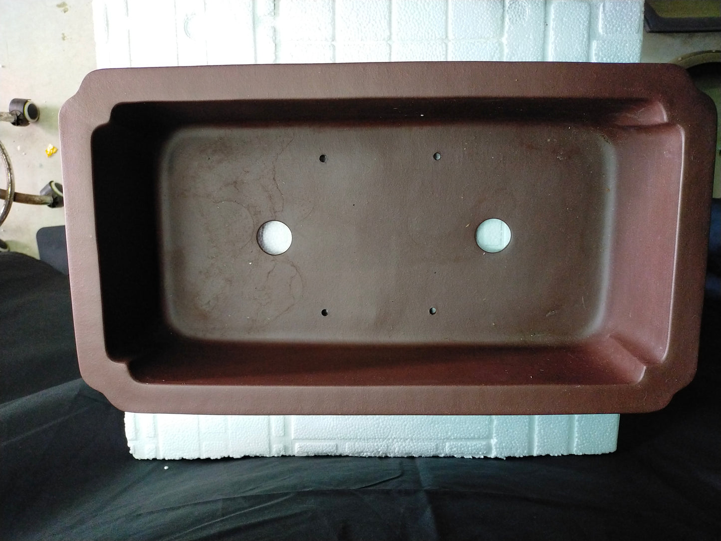 Quality rectangular bonsai pot - 50cm