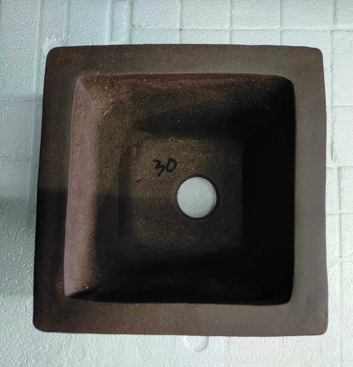 Beautiful semi cascade bonsai pot - 19cm