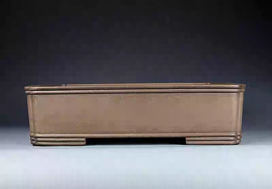 Quality rectangular bonsai pot - 45cm