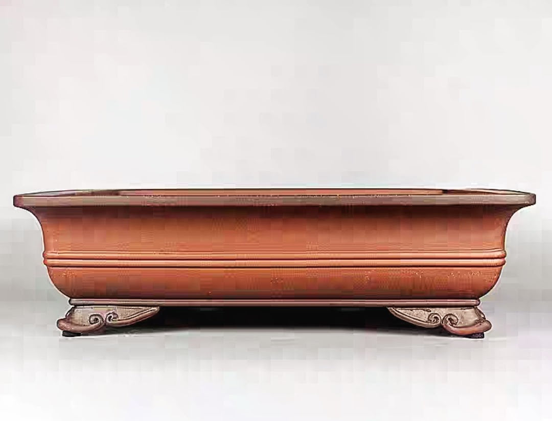 Quality rectangular bonsai pot - 45cm