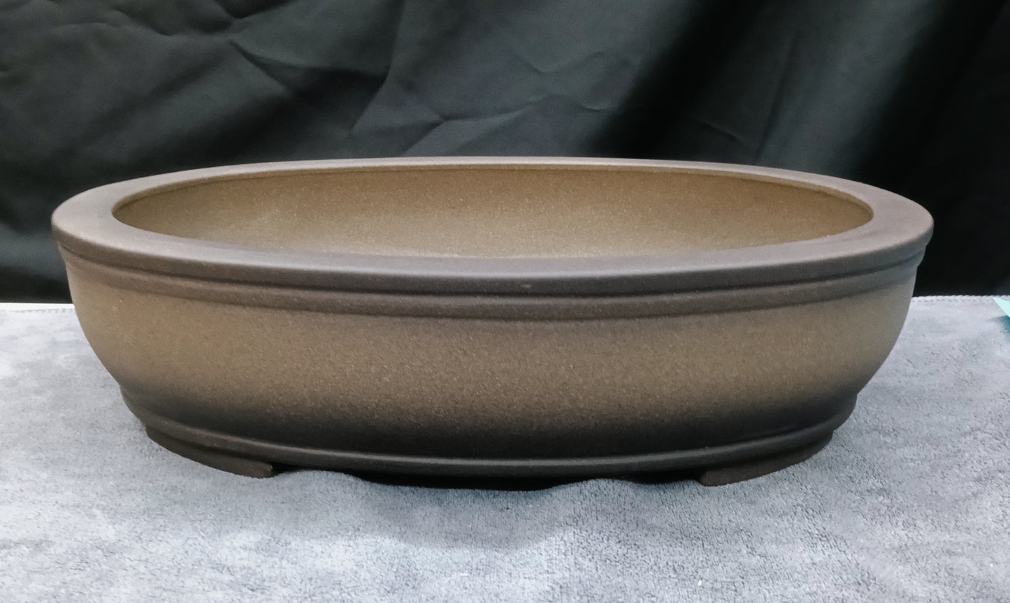 Quality oval bonsai pot - 35cm