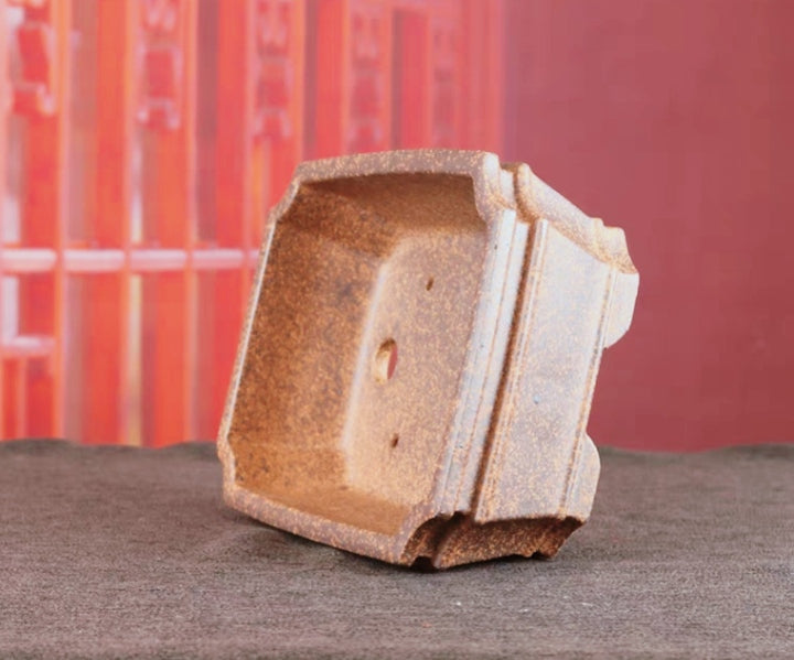 Beautiful rectangular bonsai pot - 21cm