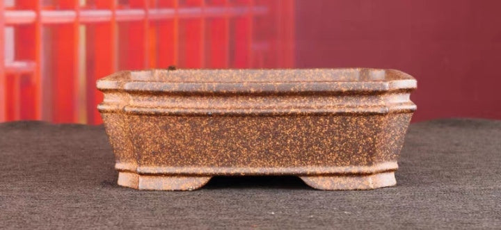 Beautiful rectangular bonsai pot - 21cm