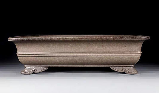 Quality rectangular bonsai pot - 45cm