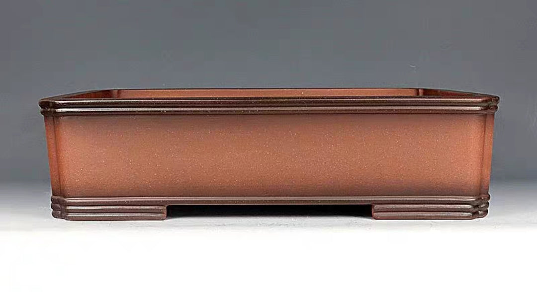 Quality rectangular bonsai pot - 44cm