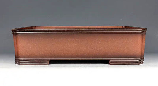 Quality rectangular bonsai pot - 44cm