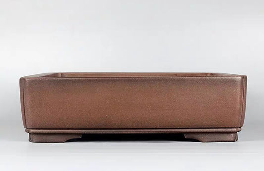 Quality rectangular bonsai pot - 28cm