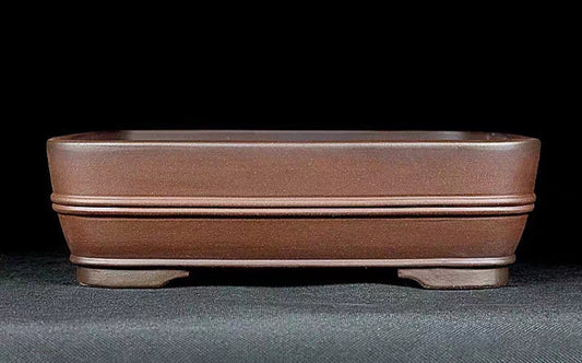 Quality rectangular bonsai pot - 28cm