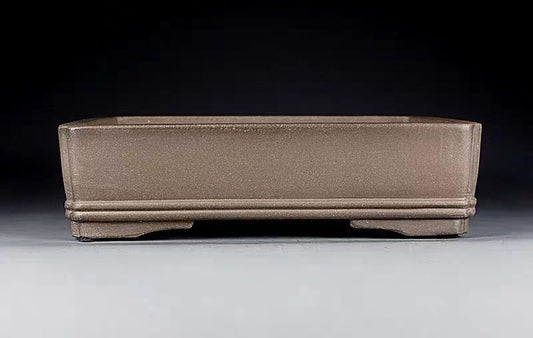 Quality rectangular bonsai pot - 25cm