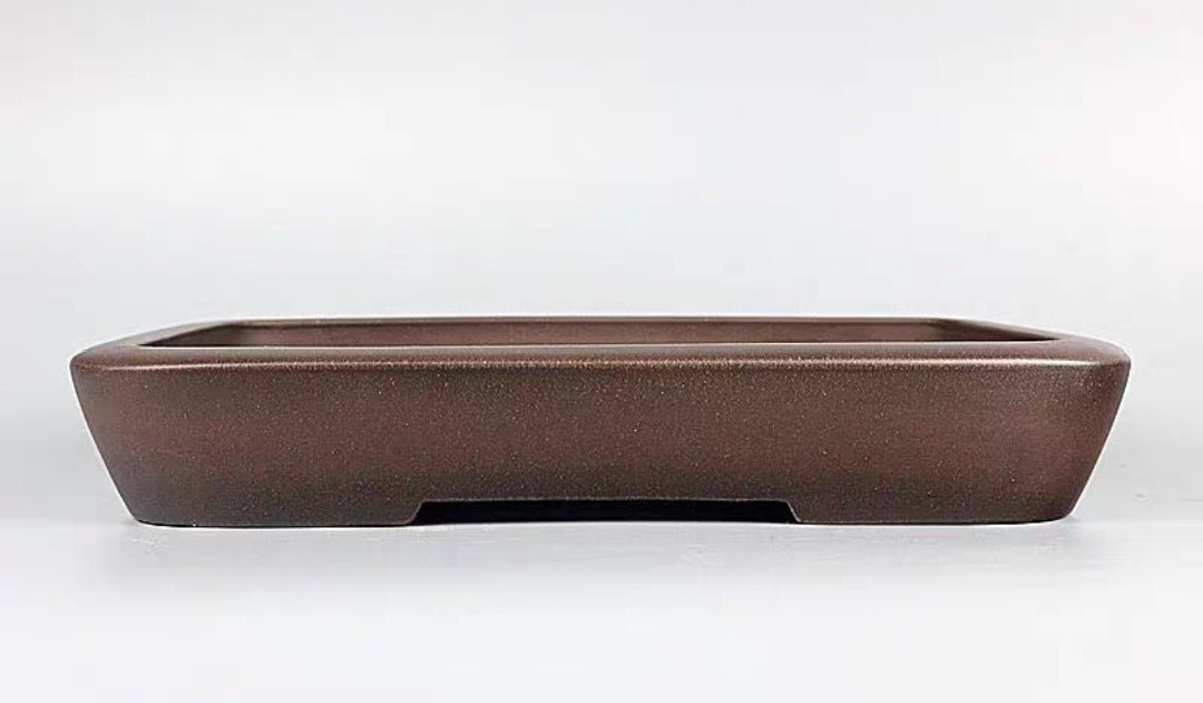 Quality rectangular bonsai pot - 30cm