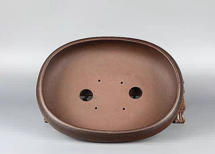 Quality oval bonsai pot - 19cm