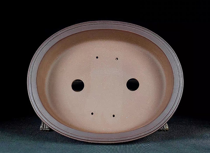 Quality oval bonsai pot - 33cm