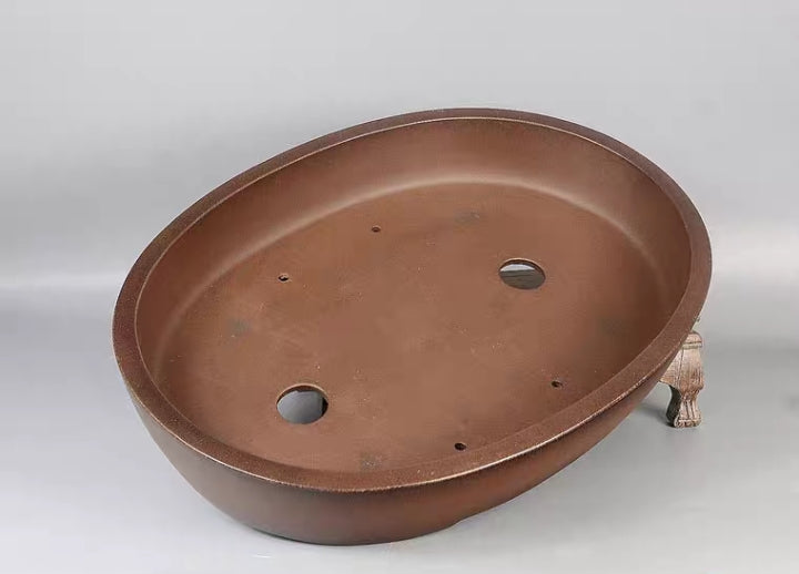 Quality oval bonsai pot - 45cm
