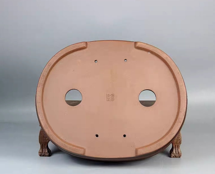 Quality oval bonsai pot - 30 cm