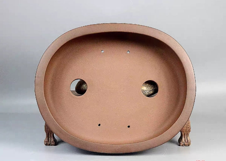 Quality oval bonsai pot - 30 cm