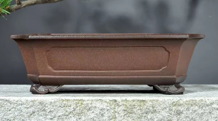 Quality rectangular bonsai pot - 30cm