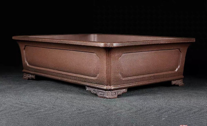 Quality rectangular bonsai pot - 32cm