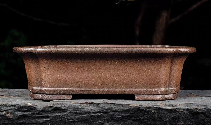 Quality rectangular bonsai pot - 29cm