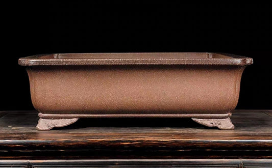 Quality rectangular bonsai pot - 25cm
