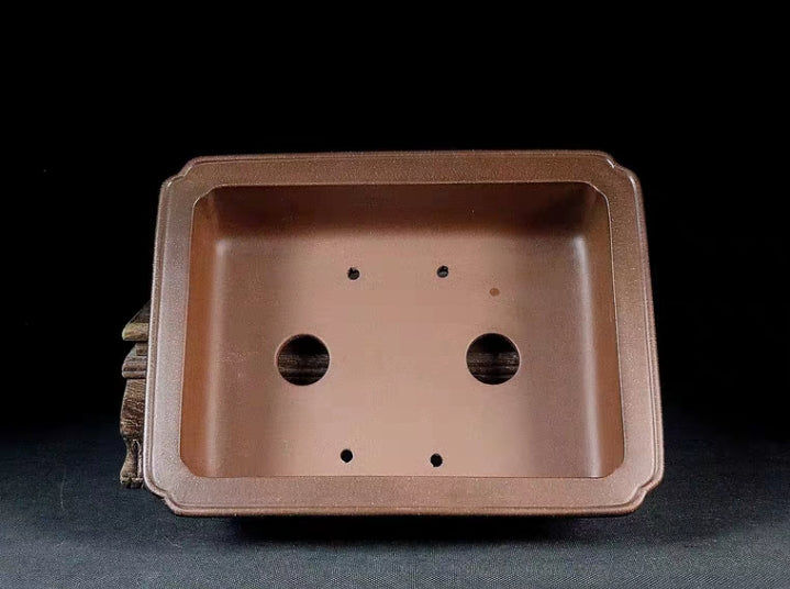 Quality rectangular bonsai pot - 25cm