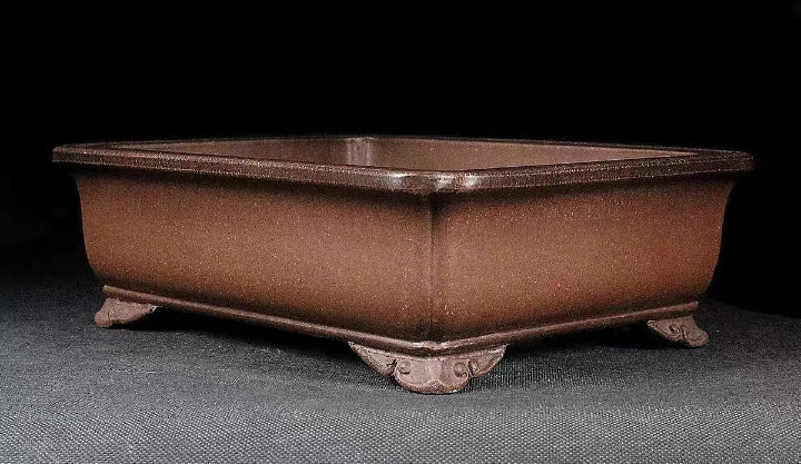 Quality rectangular bonsai pot - 25cm
