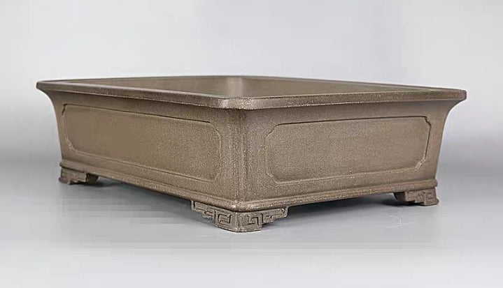 Quality rectangular bonsai pot - 32cm