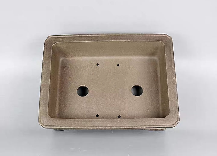 Quality rectangular bonsai pot - 32cm